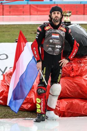 Texom European Individual Ice Speedway Championship 2024 round 1 2024.02.24 Sanok, Poland, Ice Speedway Texom European Individual Ice Speedway Championship 2024 round 1 (1 Runda Indywidualnych Mistrzostw Europy w Zuzlu Na Lodzie) op: Jasper Iwema Copyright: xKonradxSwieradx 128A2283