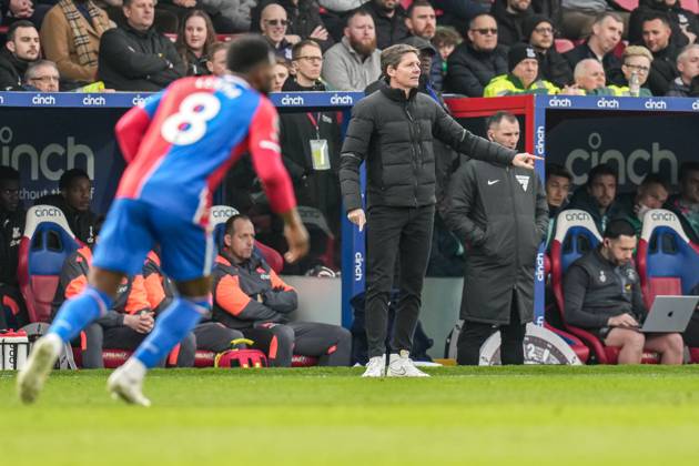 Oliver Glasner (Manager) of Crystal Palace during the Premier League match between Crystal Palace and Luton Town at Selhurst Park, London, England on 9 March 2024. Copyright: xDavidxHornx PMI-6139-0305