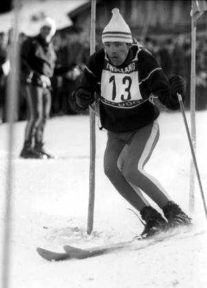 Mens special slalom in Hindelang 06 01 1964 Jean Claude Killy France in action HM