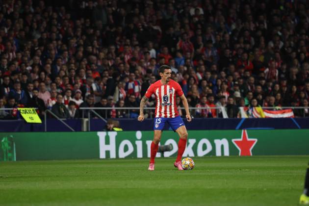 Champions League match between Atletico Madrid vs Inter 03 13 2024 Madrid, second leg of the 2023 24 Champions League round of 16, football match between CF Atletico Madrid vs FC Internazionale Milano at the Civita Metropolitano stadium in Madrid In picture : Stefan Savic of Atletico de Madrid Madrid stadio Civitas Metropolitano di Madrid madrid SPAGNA Copyright: xFABIOxSASSOxFabioxSassox 2L8A9999