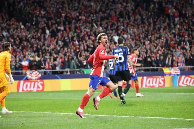 Champions League match between Atletico Madrid vs Inter 03 13 2024 Madrid, second leg of the 2023 24 Champions League round of 16, football match between CF Atletico Madrid vs FC Internazionale Milano at the Civita Metropolitano stadium in Madrid In picture: Antoine Griezmann of Atletico de Madrid Madrid stadio Civitas Metropolitano di Madrid madrid SPAGNA Copyright: xFABIOxSASSOxFabioxSassox 2L8A0302