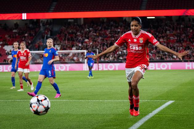 Lisbon, Portugal, March 19 2024: Lais Araujo (80 SL Benfica) in action during the UEFA Womens Champions League game between SL Benfica and Olympique Lyonnais at Estadio do Lisboa e Benfica in Lisbon, Portugal. (Pedro Porru SPP) Copyright: xPedroxPorrux xSPPx spp-en-PePoSp-4F8A3636