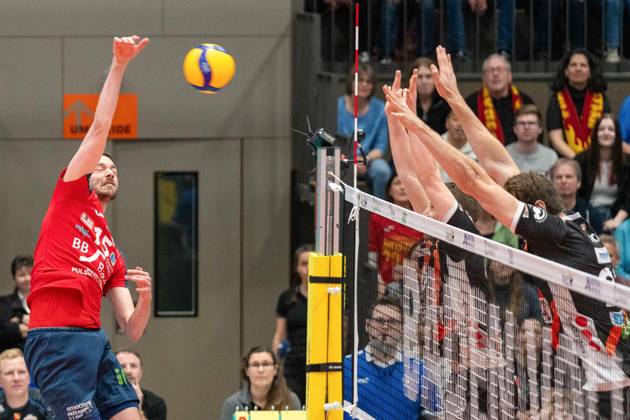 Volleyball, Playoffs, Baden Volleys Karlsruhe - Berlin Recycling Volleys