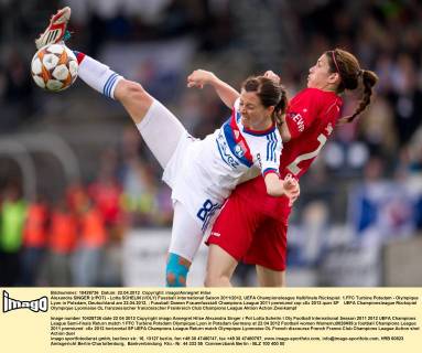 Frauenfussball, Champions League, Halbfinale, Turbine Potsdam - Olympique Lyon 0:0