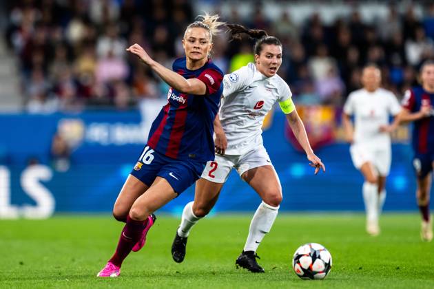 Football, CL Women, FC Barcelona - Brann Bergen