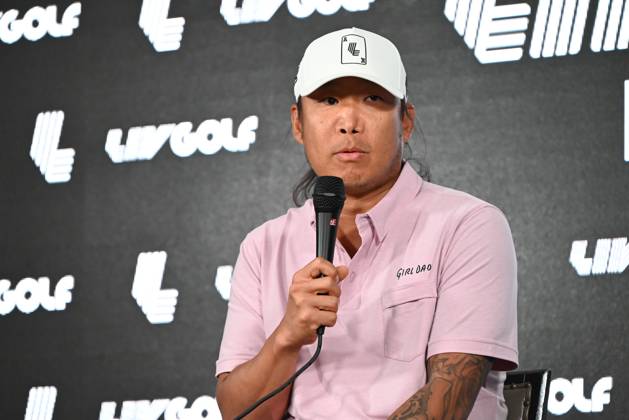 Anthony Kim Delivers Remarks On Injuries, Addiction, Hiatus And Return To Golf Anthony Kim is delivering remarks and answering questions from members of the media about his struggles with injuries and addiction, his 12-year hiatus, and his return to professional golf at Trump National Doral in Miami, Florida, on April 4, 2024. Anthony Ha-Jin Kim, an American professional golfer with three PGA, Golf Herren Tour wins, has participated in one Ryder Cup competition and one Presidents Cup competition. He has not played in a PGA Tour event since an injury in 2012. Miami United States Copyright: xKylexMazzax originalFilename:mazza-notitle240404_npQkF.jpg