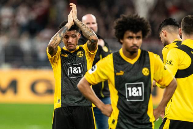 1 Soccer Bundesliga 28 Matchday Borussia Dortmund VfB Stuttgart 06 04 2024 Jadon Sancho Borussia Dortmund, 10 after the match 1 Soccer Bundesliga 28 Matchday Borussia Dortmund VfB Stuttgart Signal Iduna Park, Dortmund 06 04 2024 Copyright: xBEAUTIFULxSPORTS Buriakovx