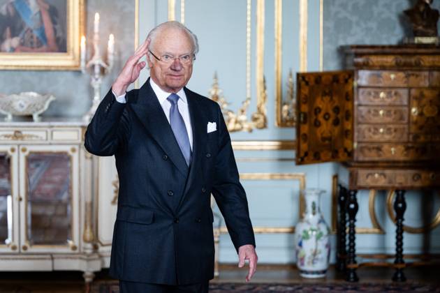 240409 King Carl Gustaf and Queen Silvia after the presentation of HM The Kings medal for services to Swedish sport on April 9, 2024 in Stockholm.  Copyright: SIMONxHASTEGARD BB240409SH034