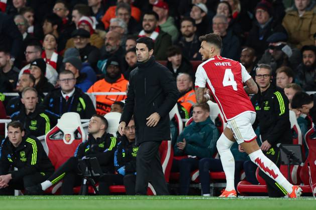 London, England, 9th April 2024. Mikel Arteta, manager of Arsenal on the touchline during the UEFA Champions League match at the Emirates Stadium, London. Picture credit should read: Kieran Cleeves Sportimage EDITORIAL USE ONLY. No use with unauthorised audio, video, data, fixture lists, club league logos or live services. Online in-match use limited to 120 images, no video emulation. No use in betting, games or single club league player publications. SPI-3065-0059