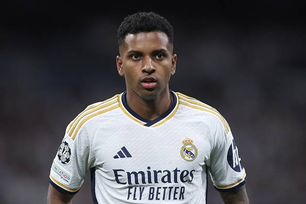 2024-04-09 Real Madrid CF v Manchester City - Quarter-final First Leg - UEFA Champions League 2023 24 MADRID, SPAIN - APRIL 9: Rodrygo Goes of Real Madrid CF during the Quarter-final First Leg - UEFA Champions League match between Real Madrid CF and Manchester City at Estadio Santiago Bernabeu on April 9, 2024 in Madrid, Spain. (Photo by Pablo Morano BSR Agency) Madrid Spain Content not available for redistribution in The Netherlands directly or indirectly through any third parties. Copyright: xBSRxAgencyx
