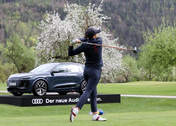 GOLF - Audi Circuit FROHNLEITEN,AUSTRIA,10.APR.24 - GOLF - Audi Circuit, GC Murhof. Image shows Victoria Bauer (AUT).  GEPAxpictures xHansxOberlaender