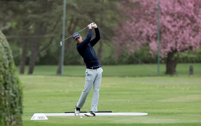 GOLF - Audi Circuit FROHNLEITEN,AUSTRIA,10.APR.24 - GOLF - Audi Circuit, GC Murhof. Image shows Jenson Whiting (GER).  GEPAxpictures xHansxOberlaender