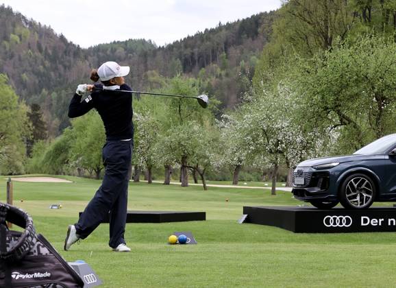 GOLF - Audi Circuit FROHNLEITEN,AUSTRIA,10.APR.24 - GOLF - Audi Circuit, GC Murhof. Image shows Christine Wolf (AUT).  GEPAxpictures xHansxOberlaender