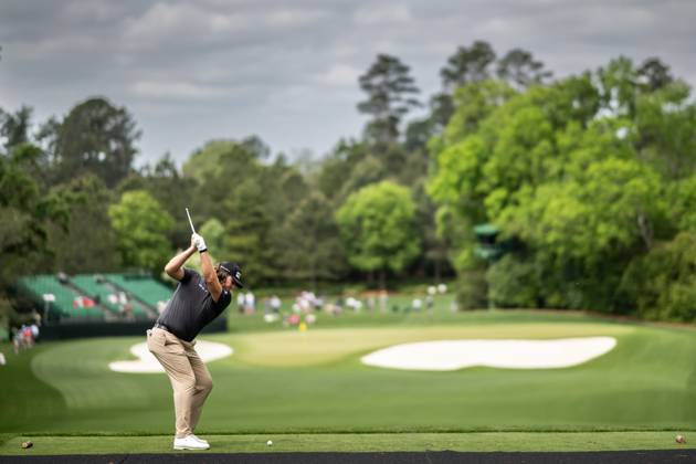 240410 Neal Shipley of the United States during a practice round prior to the 2024 Masters Golf Tournament on April 10, 2024 in Augusta Photo Petter Arvidson BILDBYRAN kod PA PA0791 bbeng golf masters the masters Augusta us masters  Copyright: PETTERxARVIDSON BB240410PA097