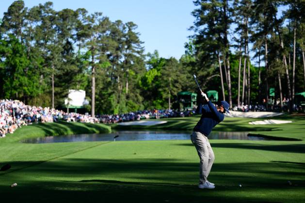240412 Ludvig Aberg of Sweden during the second round of the 2024 Masters Golf Tournament on April 12, 2024 in Augusta Photo Petter Arvidson BILDBYRAN kod PA PA0793 bbeng golf masters the masters augusta us masters  Copyright: PETTERxARVIDSON BB240412PA006