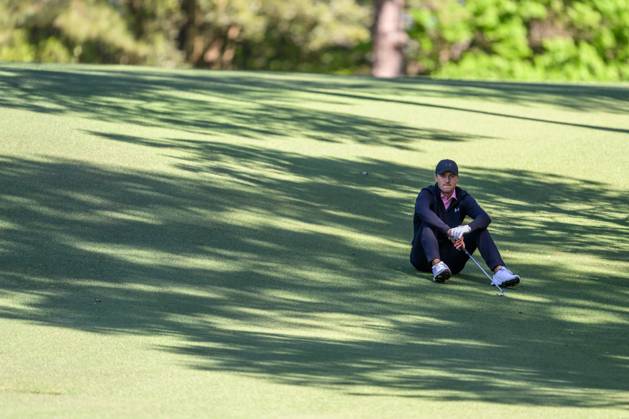 240412 Jordan Spieth of USA looks dejected during the second round of the 2024 Masters Golf Tournament on April 12, 2024 in Augusta Photo Petter Arvidson BILDBYRAN kod PA PA0793 bbeng golf masters the masters augusta us masters depp  Copyright: PETTERxARVIDSON BB240412PA059