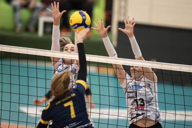Volleyball, Women, 2nd BL, Schwarz-Weiß Erfurt - DSHS SnowTrex Köln