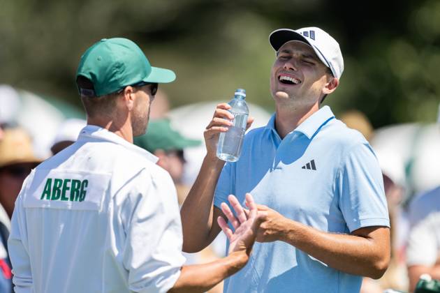 240413 Ludvig Aberg during the third round of the 2024 Masters Golf Tournament on April 13, 2024 in Augusta Photo Petter Arvidson BILDBYRAN kod PA PA0794 bbeng golf masters the masters augusta us masters  Copyright: PETTERxARVIDSON BB240413PA001