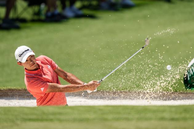 240413 Collin Morikawa of the United States during the third round of the 2024 Masters Golf Tournament on April 13, 2024 in Augusta Photo Petter Arvidson BILDBYRAN kod PA PA0794 bbeng golf masters the masters augusta us masters  Copyright: PETTERxARVIDSON BB240413PA011