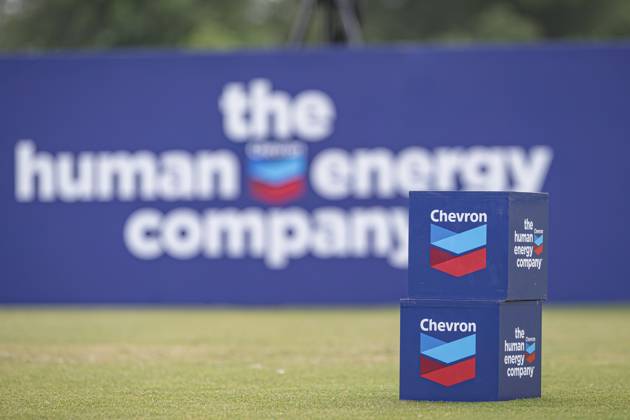 April 18, 2024, The Woodlands, Texas, USA: The grounds at The Chevron Championship at The Club at Carlton Woods on April 18, 2024, in The Woodlands, Texas. The Woodlands USA - ZUMAp213 20240418_znp_p213_109 Copyright: xLynnxPenningtonx