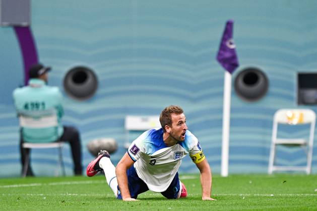 2022-12-10 Netherlands v Argentina - Quarter Final - FIFA World Cup, WM, Weltmeisterschaft, Fussball Qatar 2022 LUSAIL CITY, QATAR - DECEMBER 10: Harry Kane of England reacts during the Quarter Final - FIFA World Cup Qatar 2022 match between Netherlands and Argentina at the Lusail Stadium on December 10, 2022 in Lusail City, Qatar (Photo by Pablo Morano BSR Agency) Lusail City Qatar Content not available for redistribution in The Netherlands directly or indirectly through any third parties. Copyright: xBSRxAgencyx