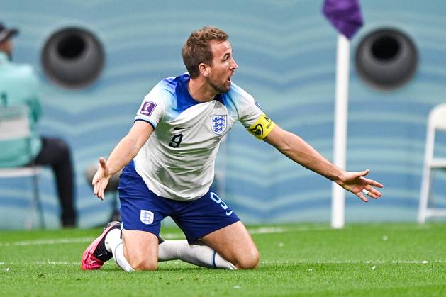 2022-12-10 Netherlands v Argentina - Quarter Final - FIFA World Cup, WM, Weltmeisterschaft, Fussball Qatar 2022 LUSAIL CITY, QATAR - DECEMBER 10: Harry Kane of England reacts during the Quarter Final - FIFA World Cup Qatar 2022 match between Netherlands and Argentina at the Lusail Stadium on December 10, 2022 in Lusail City, Qatar (Photo by Pablo Morano BSR Agency) Lusail City Qatar Content not available for redistribution in The Netherlands directly or indirectly through any third parties. Copyright: xBSRxAgencyx