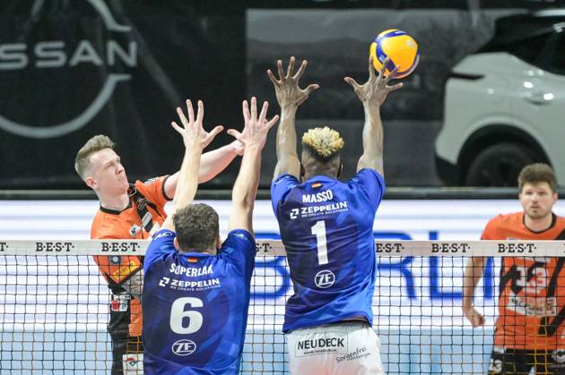 Volleyball, VBL, Final 3, BR Recycling Volleys Berlin - VfB Friedrichshafen