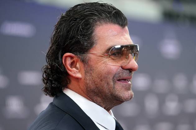 Alberto Tomba attends the red carpet during the 2024 Laureus World Awards. April 22,2024. (20240422555)