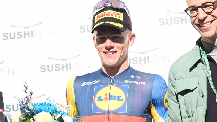 25-04-2024 Tour De Romandie; Tappa 02 Fribourg - Les Marecottes; 2024, Lidl - Trek; Nys, Thibau; Les Marecottes;