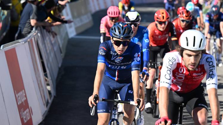 25-04-2024 Tour De Romandie; Tappa 02 Fribourg - Les Marecottes; 2024, Groupama - Fdj; Martinez, Lenny; Les Marecottes;