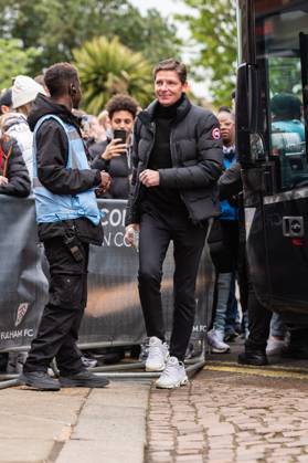 Oliver Glasner, manager of Crystal Palace arrives ahead of the Premier League match between Fulham and Crystal Palace at Craven Cottage, London, England on 27 April 2024. Copyright: xGrantxWinterx 40710018