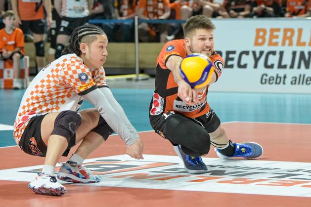 Volleyball, VBL, Final 5, BR Recycling Volleys Berlin - VfB Friedrichshafen