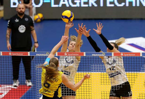 Volleyball, Women, VBF, Final 5, SSC Palmberg Schwerin - Allianz MTV Stuttgart