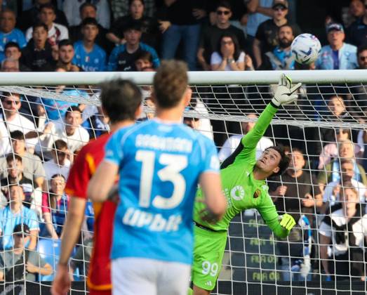 Serie A championship football match - 2023 24 Napoli vs Roma 04 28 2024 Naples, Diego Armando Maradona Stadium, football match valid for the 2023 24 Serie A championship between SSC Napoli vs AC Roma In the picture: Mile Svilar (AS Roma) NAPOLI stadio Diego Armando Maradona CAMPANIA ITALIA Copyright: xFABIOxSASSOxFabioxSassox 2L8A3711-2
