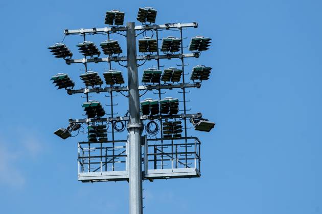 A Junioren Bundesliga West 1 FC Koeln U19 SC Paderborn 07 U19, 05 05 2024 Symbolic image, lighting system on the stadium, lamps A Junioren Bundesliga West 1 FC Koeln U19 SC Paderborn 07 U19, Franz Kremer Stadion, 05 05 2024 Copyright: xBEAUTIFULxSPORTS Buriakovx