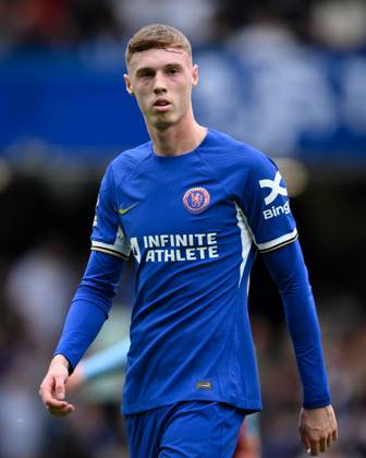 Football - 2023 2024 Premier League - Chelsea vs West ham United - Stamford Bridge - Sunday 5th May 2024. Chelsea s Cole Palmer. COLORSPORT Ashley Western