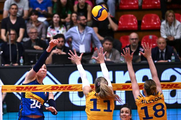 Volleyball, Women, Test match, Italy - Sweden