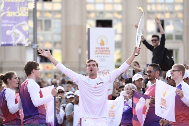Paris 2024, Olympics, torch relay in Montpellier