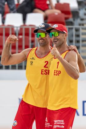 May 13, 2024, Madrid, Madrid, Spain: NATIONS CUP mens -- Herrera Gavira ESP 2 Ã¢â‚¬ Siren Nurminen FIN 0 (24 05 13).PABLO HERRERA ALLEPUZ (ESP).ADRIoÂN GAVIRA COLLADO (ESP) Madrid Spain - ZUMAc312 20240513_zsp_c312_155 Copyright: xOscarxManuelxSanchezx