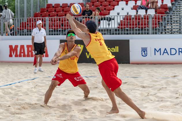 May 13, 2024, Madrid, Madrid, Spain: NATIONS CUP mens -- Herrera Gavira ESP 2 Ã¢â‚¬ Siren Nurminen FIN 0 (24 05 13).PABLO HERRERA ALLEPUZ (ESP).ADRIoÂN GAVIRA COLLADO (ESP) Madrid Spain - ZUMAc312 20240513_zsp_c312_158 Copyright: xOscarxManuelxSanchezx