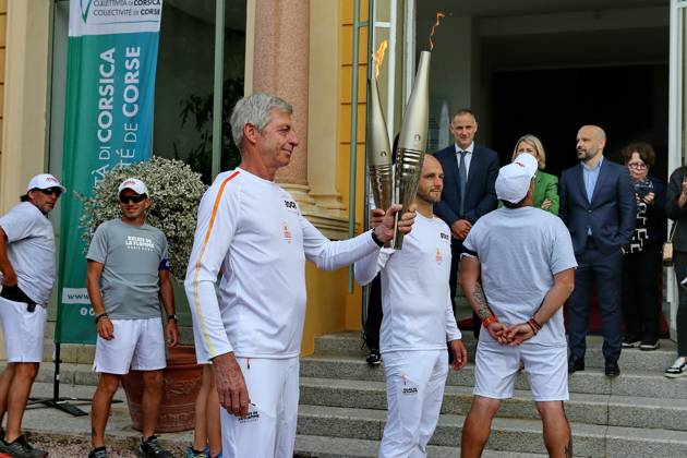 Paris 2024, Olympics, torch relay in Corsica