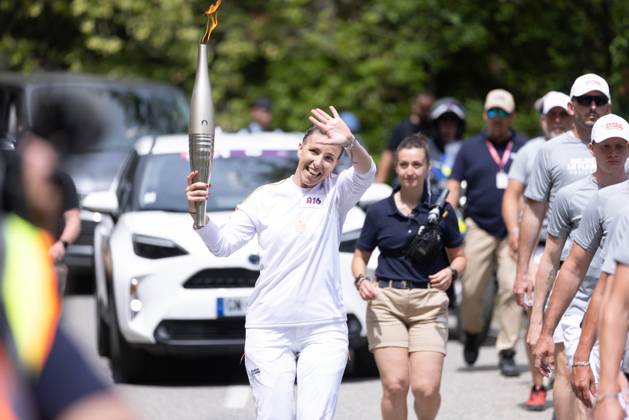 Paris 2024, Olympics, torch relay in Corsica