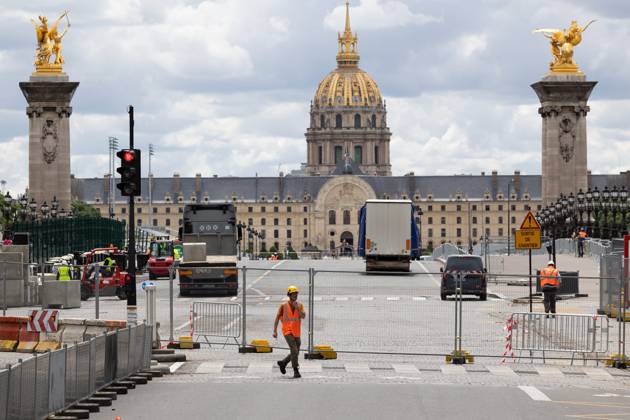 Paris 2024, construction work for the Summer Olympics