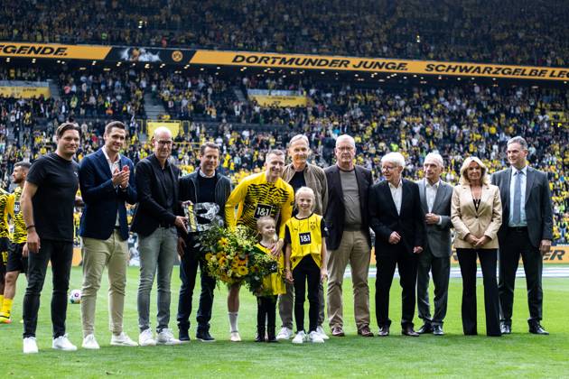 1 Soccer Bundesliga, 34 Matchday Borussia Dortmund SV Darmstadt 98 18 05 2024 Marko Reus Borussia Dortmund, 11 at the farewell ceremony 1 Soccer Bundesliga, 34 Matchday Borussia Dortmund SV Darmstadt 98 Signal Iduna Park, Dortmund 18 05 2024 DFL DFB regulations prohibit any use of photographs as image sequences and or quasi video Copyright: xBEAUTIFULxSPORTS Buriakovx
