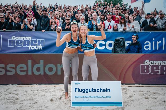 Beach volleyball, German Beach Tour in Düsseldorf