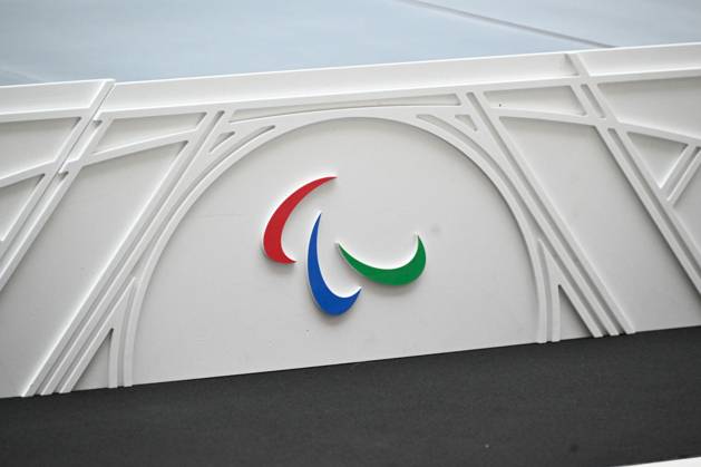 Illustration of podiums during the presentation of podiums Olympic and Paralympic Games at Le Pulse on May 23, 2024 in Saint Denis, France. ( Photo by federico pestellini panoramic ) - PARIS 2024 : Presentation des podiums des Jeux Olympiques et Paralympiques - Saint Denis - 23 05 2024 FedericoPestellini Panoramic 