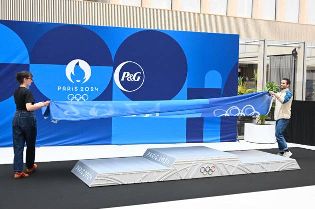 Sport Bilder des Tages Illustration of podiums during the presentation of podiums Olympic and Paralympic Games at Le Pulse on May 23, 2024 in Saint Denis, France. ( Photo by federico pestellini panoramic ) - PARIS 2024 : Presentation des podiums des Jeux Olympiques et Paralympiques - Saint Denis - 23 05 2024 FedericoPestellini Panoramic 
