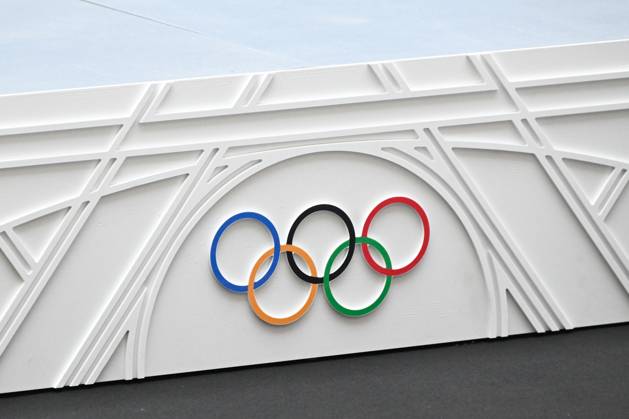 Illustration of podiums during the presentation of podiums Olympic and Paralympic Games at Le Pulse on May 23, 2024 in Saint Denis, France. ( Photo by federico pestellini panoramic ) - PARIS 2024 : Presentation des podiums des Jeux Olympiques et Paralympiques - Saint Denis - 23 05 2024 FedericoPestellini Panoramic 