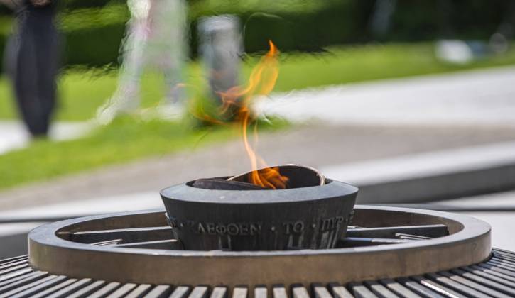 Paris 2024, Olympics, Olympic flame in Lausanne