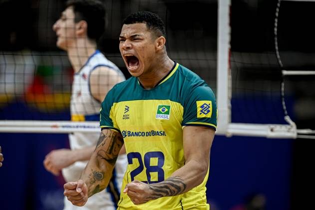 Volleyball, Nations League, Brazil - Italy